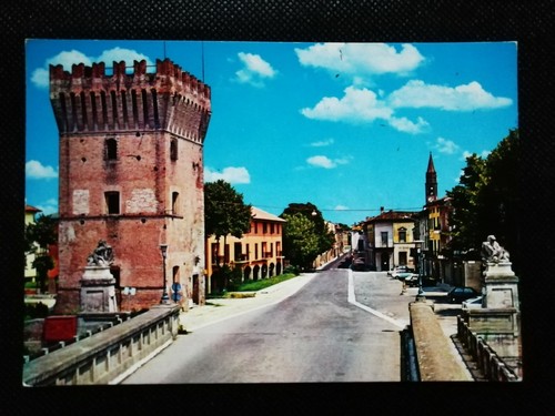 Cartolina pizzighettone piazza - cartolina,