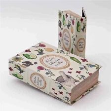 Scatola libro "Le mie ricette" cofanetto contenitore porta oggetti  idea regalo