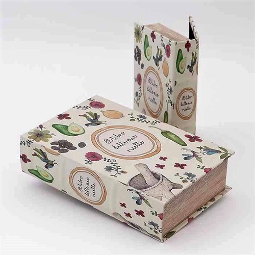 Scatola libro mie ricette - libro,