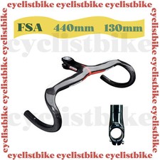NUOVO FSA Carbon Plasma integrato stelo/manubrio combinato 440mm 130mm