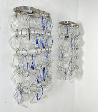 COPPIA APPLIQUE VETRO Murano 2