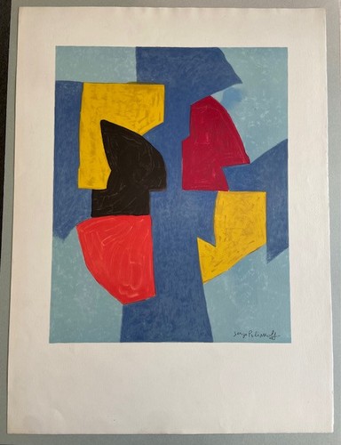 Serge poliakoff litografia - poliakoff,