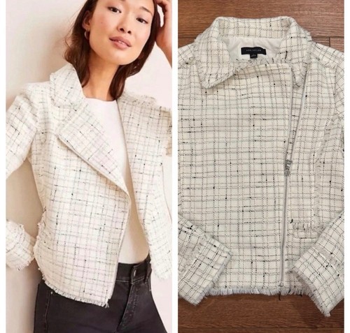 Giacca moto ann taylor tweed - giacca,