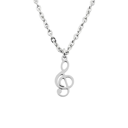 Collana con chiave violino - collana,