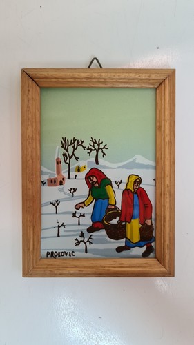 Quadretto vintage pittore - quadretto,