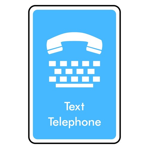 Insegna adesivo telefonico - o,