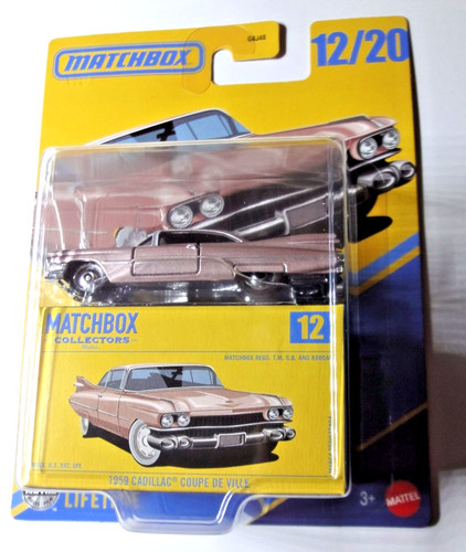 Matchbox 1959 cadillac coupe - -,