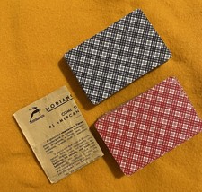 Due mazzi carte Mercante in fiera Modiano Trieste 1942