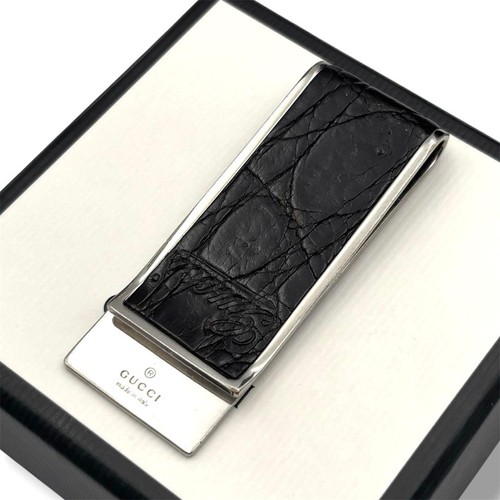 Portafoglio gucci nero - gucci, argento