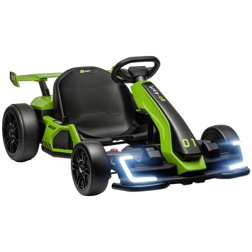 Homcom kart elettrico - go-kart,