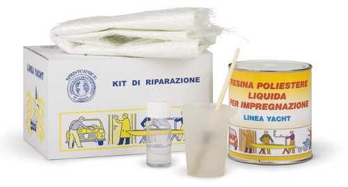 Kit vetroresina 750 - vetroresina, ml.