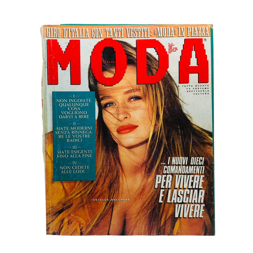 Rivista moda aprile 1990 - rivista, 73