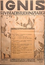 IGNIS Rivista di studi