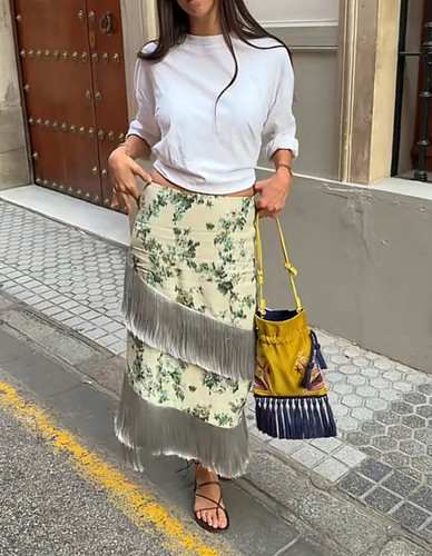 Gonna midi zara ss26 - midi,