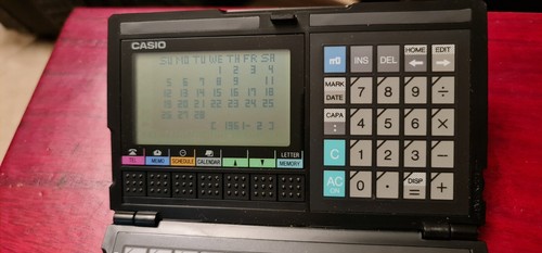 Digital diary casio 4000 - digital, sf-4000