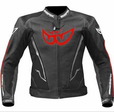 BERIK Moto MotocicloCE Protetto Armatura Sport Uomini Replica Pelle Giacca