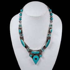 Collana turchese tibetano - , vero
