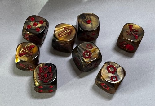 Set dadi necromunda goliath - set,