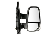 Convex manual exterior mirror