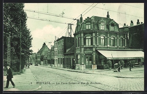 Cpa mouvaux les trois - cpa,