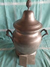 Anfora in Peltro 32 cm Soprammobile Modernariato Arredamento Vintage 