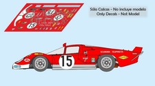 Decals Ferrari 512S Le Mans