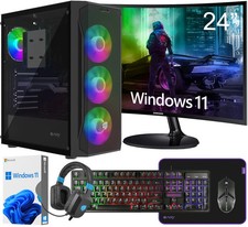 SET COMPUTER CORE I7 16GB SSD 512GB WINDOWS 11 + MONITOR CURVO 24"