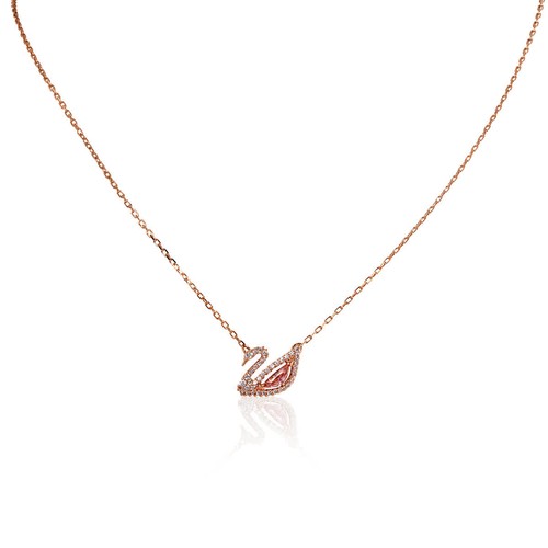 Collana swarovski cigno - collana,