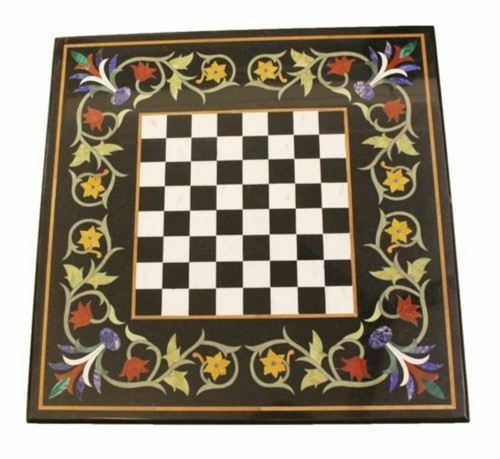 Scacchi marmo nero - scacchi,