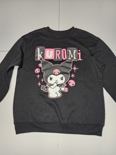 Felpa donna kuromi nera rosa - donna,