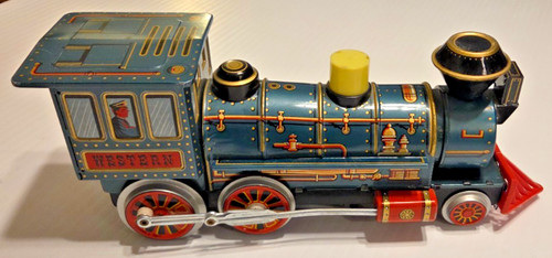 Locomotiva latta western - in,