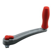 Lofrans' Maniglia winch, PA  galleggiante con fermo,  Grigio rosso