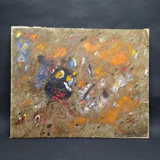 Quadro astratto tecnica mista