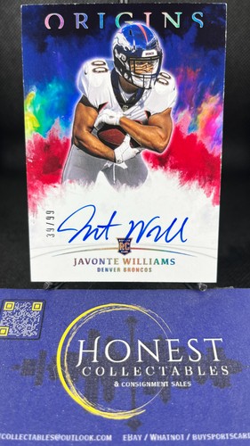 Javonte williams auto rc - /99, (rc