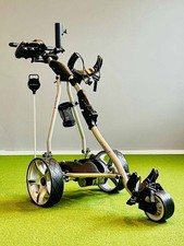 Trolley elettrico da golf CADDYONE 410 argento, 300 W, batteria al litio 18 Ah