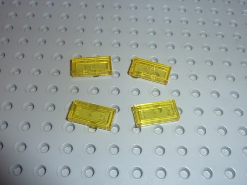 Lego tryellow tiles - 1x2, ref