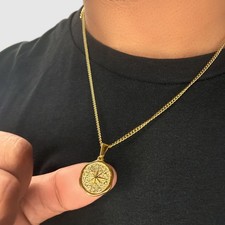 Collana bussola stella polare