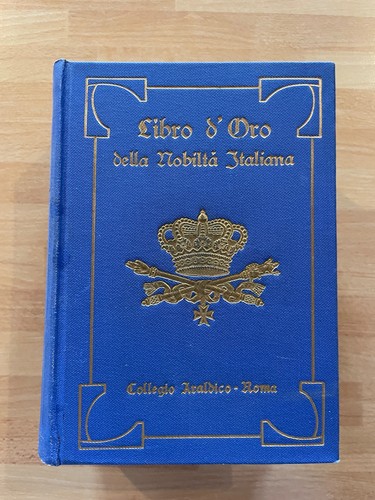 Libro oro della nobiltà - d'oro,