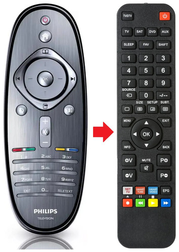 Telecomando adatto per philips - telecomando,