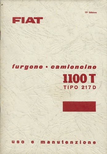 Fiat 1100 tipo 217 - t,