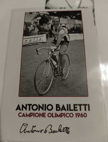Autografo antonio bailetti - autografo,