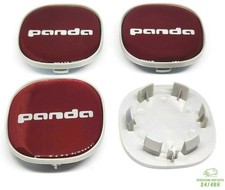 4 Tappi Coprimozzo Per FIAT PANDA + CROSS Cerchi in Lega Formato Originale