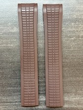 Patek Phillipe 21x18MM Cinturino in gomma marrone non tagliato: 5167,5167a, 5167r, 5164a, 5164r