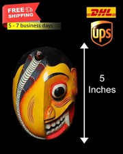Maschera Diavolo Cobra in Legno 5 Pollici Artigianale Unica dallo Sri Lanka | Tradizionale