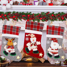 3 Pezzi Calze Di Natale Da