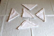 ANTICA TOVAGLIA IN LINO DI FIANDRA TESSUTA A MANO SU TELAIO CON DISEGNI A CORNU