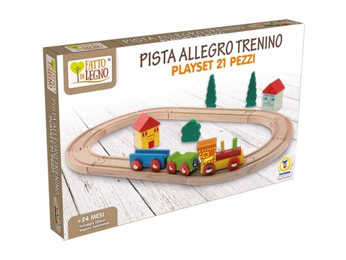 Gioco pista treno - pista,