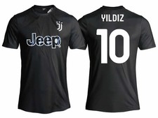 MAGLIA Calcio JUVENTUS UFFICIALE Personalizzata YILDIZ N 10 bimbo Adulto NERA
