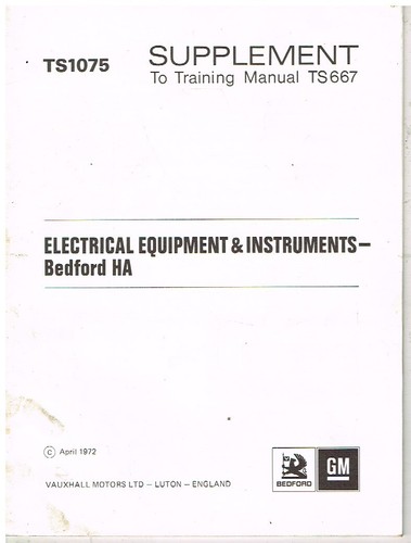 Bedford 1972 supplemento - bedford, 1972-
