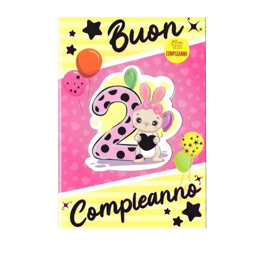 Biglietto compleanno anni - compleanno, 2